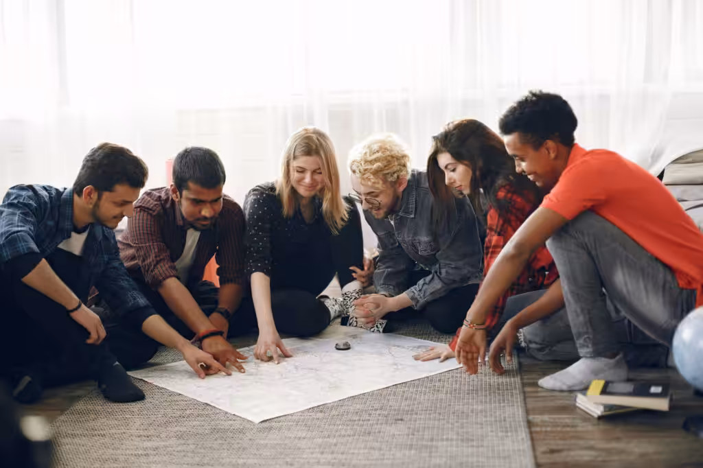 equipo trabajando juntos